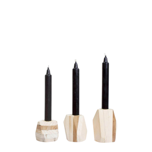 Lighting <b>Accessories</b> Customized Shape Wooden Candle Holder And Stand Wholesale Home Table Decoration Wooden Candle Holder - Product Image 5
