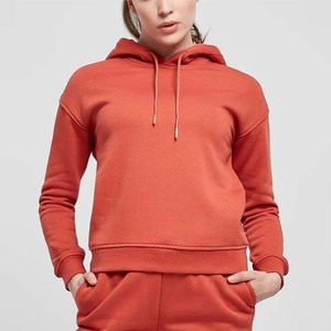 Custom Printing Embroidery Hoodie Drop Shoulder 450 GSM Hoodies Custom Design Cotton Fleece Pullover Hoodie Ladies <b>For</b> <b>Sale</b> - Product Image 3