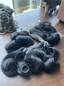 Vente en gros de boucles rebondissantes vierges, boucles rebondissantes, cheveux humains, extension de cheveux, paquet de cheveux vietnamiens, Vietnam - Product Image 3