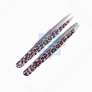 Pinzas de cejas de belleza profesional Calidad Premium Acero inoxidable injertado Alta calidad - Product Image 3