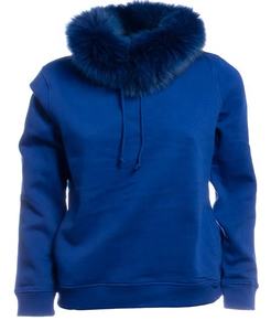 Vente en gros de sweats à capuche 100% coton de qualité supérieure sweats à capuche avec logo personnalisé respirant coupe ample pulls à capuche pour femmes - Product Image 3