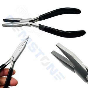 Hair <b>Extension</b> Pliers Professional Micro Ring <b>Bead</b> Tool Flat Nose Pliers 7 Inch Stainless Steel with Non-Slip Handle - Product Image 5