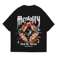 Camisetas de Hombre con Estampado DTG Personalizado de Alta Calidad, Camisetas Holgadas de Algodón de Primera Calidad con Lavado Ácido