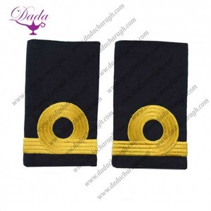 Planche d'épaule souple marine marchande curseur pour lieutenant SLt épaulette diamant meilleure vente tissu brodé épaulette à coudre - Product Image 4