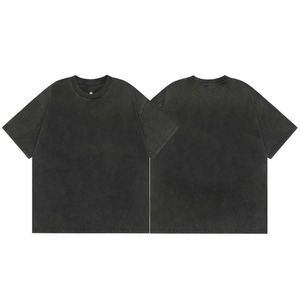 Camiseta holgada de manga corta con estampado de estrellas de dibujos animados para hombre y mujer para verano 100% estilo informal de algodón - Product Image 4