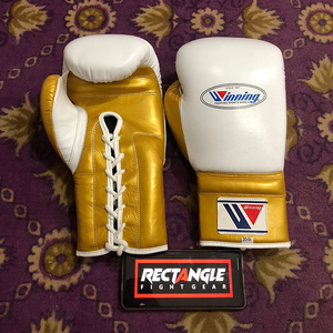 Gants de boxe de haute qualité, à lacets, professionnels, en cuir véritable, fabrication de qualité supérieure - Product Image 4