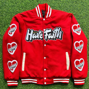 2025 <b>Men's</b> Leather Baseball Varsity <b>Jacket</b> Thin Stand Collar Outwear with Design New Varsity Cool Varsity <b>Jacket</b> <b>Men</b> - Product Image 1