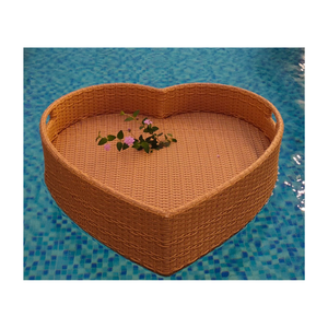 Bandeja de servicio flotante para Pooly Nuevo diseño Flotador de ratán Mesa de ratán Bebida de Vietnam Bandeja flotante de formas múltiples - Product Image 2