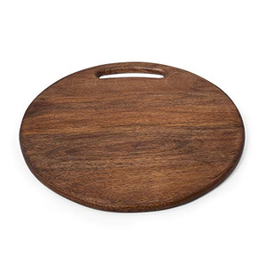 Diseño perfecto, tabla de cortar de madera marrón, cocina casera, verduras, frutas, pizza, carne, queso, tabla de cortar, accesorios de cocina - Product Image 3