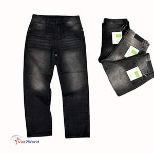 Nouveau modèle de pantalon décontracté formel pour homme, coupe harem tridimensionnelle, texture élevée, pour les trajets quotidiens, été et hiver, denim moyen, ODM fabriqué au Vietnam - Product Image 4