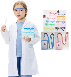 Bata de laboratorio unisex para hospital con mezcla de poliéster y algodón, servicio OEM de detección de agujas - Product Image 5
