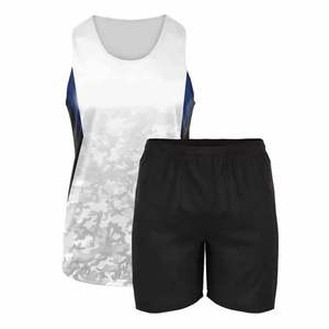 Ensemble de compression d'entraînement de joueur de football pour jeunes de style américain 7v7 Maillots à 7 drapeaux personnalisés sublimés Chemises uniformes respirantes - Product Image 1