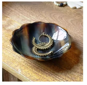 Bol de luxe en corne naturelle de buffle au meilleur prix Bol décoratif pour le rasage par Crescent Crafts - Product Image 2