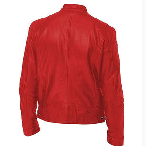 Chaqueta de Motociclista de Cuero Genuino de Primera Calidad al por Mayor para Hombre, Nuevo Diseño, Chaqueta de Invierno de Primera Calidad, Precio de Fábrica - Product Image 2