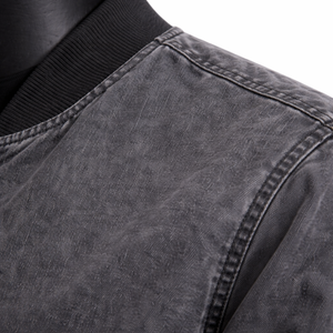 Blouson Bomber Personnalisé pour Homme – Blouson Vintage Délavé Léger Coupe-Vent Zippé Décontracté Style Urbain Streetwear - Product Image 6