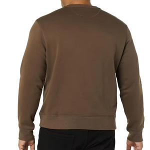 High Quality 100% Cotton <b>Men's</b> Sweatshirt New Design Round Neck Winter Wear with Embroidered Hoodies Plain Blank Sweatshirt - Product Image 4