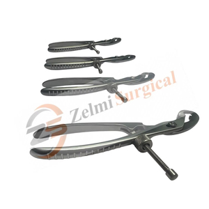 Fórceps de sujeción de hueso autocentrante Verbrugge de alta calidad, fórceps ortopédicos quirúrgicos manuales de mandíbula ancha de 6 pulgadas y 3mm - Product Image 1