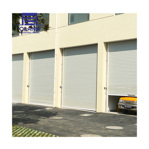 <span class=keywords><strong>Porte</strong></span> à enroulement motorisée automatique en aluminium, résistante aux ouragans, isolée et coupe-vent, pour usage intensif - Product Image 5