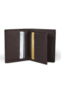 Porte-cartes de créateur personnalisé haut de gamme, portefeuille homme en cuir véritable de haute qualité, court, multi-cartes, polyester, MOQ 50 pièces, pour affaires - Product Image 4