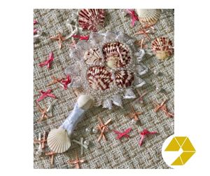 Elegante espejo de concha de Vietnam con conchas brillantes Mini espejo de concha de viaje para estilo costero Oferta exclusiva Promoción - Product Image 6