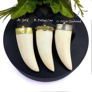 Buffalo Bone <b>Pendant</b> Necklace Natural Sustainable Tribal Jewelry for Women High Quality - Product Image 4