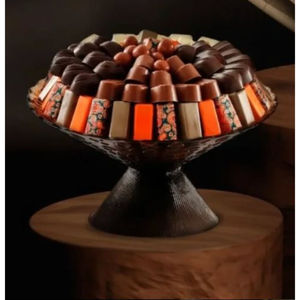 Décoration de table Accessoire au chocolat Bonbons Dessert Bol de service Meilleure qualité Porte-chocolat en fil métallique doré Prix le plus bas - Product Image 6