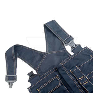 HI VIS ชุดเอี๊ยมสะท้อนแสง, มีคุณลักษณะกันน้ำปรับแต่งโลโก้ได้เพื่อเพิ่มความปลอดภัยในการมองเห็น - Product Image 4