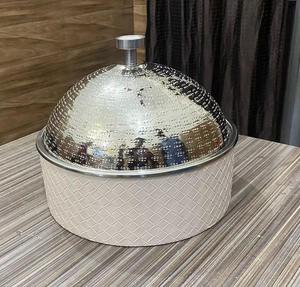 Classic Durable Insulated Stainless Steel Eco-friendly Hot Pot Casserole Dish with Silver Plated Finish for Catering Home Use - Product Image 2