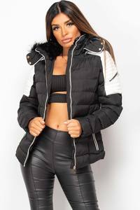 Conçu sur mesure femme doudoune à la mode hiver chaud manches longues respirant tissé Technique teint en plaine - Product Image 3