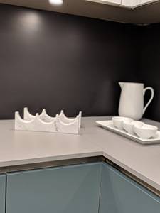 Soporte para Botellas de Vino de Mármol, Portátil, Duradero, Apto para Lavavajillas, Estilo Americano, Accesorios de Decoración de Lujo, The Craft Exim - Product Image 2