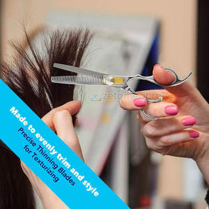 Ciseaux à effiler professionnels simples 30-40 dents, outil de coupe de cheveux pour salon de coiffure, ciseaux à effiler simples de haute qualité - Product Image 5