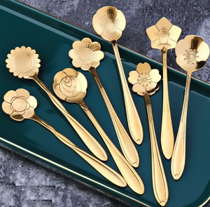 <b>Top</b> Selling Flatware Colored Handle Cutlery Salad Server Stainless Steel Silver Polished Dining <b>Table</b> Serving <b>mirrored</b> Flatware - Product Image 3