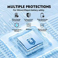 Carte de protection de chargeur de batterie Li-ion LWS 4S 7A 18650 14.8V 16.8V 4S BMS