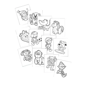 Ensemble personnalisé de gadgets de dessin Crocosmia, crayons colorés pour enfants - Product Image 2