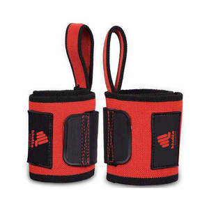 Muñequeras Ajustables de Neopreno con Logotipo Personalizado, Antideslizantes, Transpirables, con Cierre de Gancho y Bucle para Levantamiento de Pesas y Fitness en el Gimnasio - Product Image 1