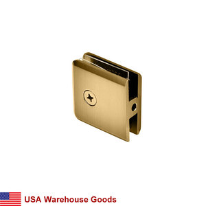 Pince à verre <span class=keywords><strong>de</strong></span> style trou dans le verre en laiton massif robuste pour porte <span class=keywords><strong>de</strong></span> <span class=keywords><strong>douche</strong></span>, entrepôt américain - Product Image 5
