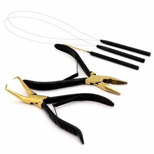 <b>Micro</b> <b>ring</b> <b>hair</b> <b>extension</b> plier compact lightweight design easy to handle for attaching and removing <b>micro</b> loop <b>hair</b> <b>extensions</b> - Product Image 6