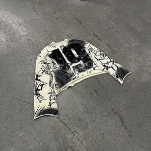 Vente en gros 100% coton sweat à capuche lavé à l'acide High Street Series Winter Vintage Sweater Old School Washing Style - Product Image 4