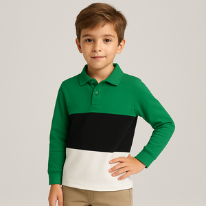 Two <b>Button</b> Solid Pocket for Pique <b>Shirts</b> Sports Golf Streetwear Fashion Polyester/Cotton Spandex Breathable <b>Long</b> <b>Sleeved</b> - Product Image 3