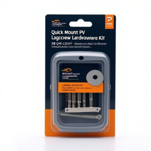 ชุดอุปกรณ์ยึดแผงโซลาร์เซลล์แบบ Quick Mount PV Lag Screw รุ่น QMC-LS5.5SP พร้อมตะขอหลังคาอะลูมิเนียมอัลลอยสำหรับติดตั้งแผงโซลาร์เซลล์ - Product Image 2