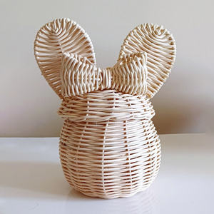 Cestas de almacenamiento con forma de animales de ratán ecológicas al precio más bajo, cestas de almacenamiento en oferta, accesorios para niños - Product Image 2