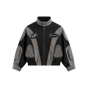 Custom Logo Hooded Oversized Nylon Plain Sets Vintage Windproof <b>Jacket</b> Pants 2 in 1 Design Eco-Friendly Tracksuit <b>Men</b> - Product Image 4
