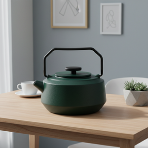 Théière en fonte émaillée de bonne qualité 3009442-0.9, capacité de 900 ml, style japonais, filtre en acier inoxydable pour une filtration optimale - Product Image 3