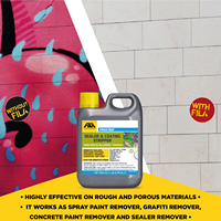 PROSTRIP Décapant de Graffiti pour Murs |   Décapant de peinture liquide gel pour nettoyage en profondeur, lavage de façade, à base d'eau, visqueux, rapide