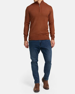 Sweat-shirt pour homme en molleton 100% coton, lavage à la pierre, respirant, bleu clair et rose, fermeture éclair intégrale, style requin, pour l'hiver - Product Image 5