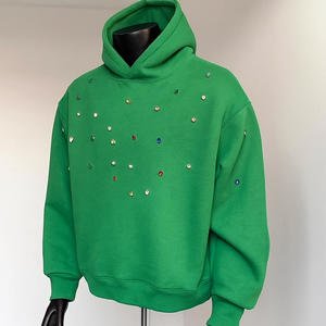 Factory Heavyweight 100% Cotton Terry Fleece Casual Streetwear Breathable Regular Fit Men <b>Hoodies</b> No <b>String</b> - Product Image 6