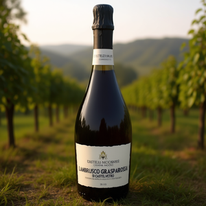 Deep Fruity Italian Sparkling Red <b>Wine</b>-6 Bottles-Grasparossa Di Castelvetro Secco DOC Sparkling <b>Wine</b> 750ml - Product Image 3