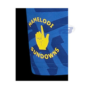 Shorts de sport Mamelodi Sundowns unisexe légers pour l'entraînement de football, taille élastique, respirants, séchage rapide, 100% coton - Product Image 3