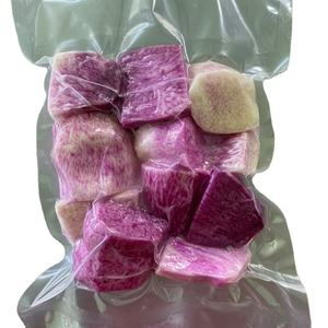 Verduras de ñame morado congeladas IQF para batidos y rebanadas de procesamiento de alimentos hechas en Vietnam sin conservantes precios al por mayor - Product Image 6