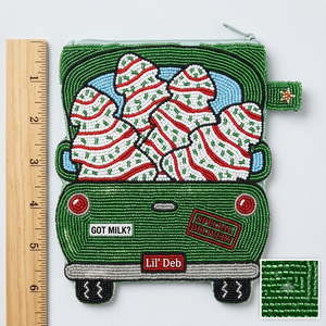 Elegante Monedero Pequeño con Cuentas de Semillas, Diseño de Monedero Bordado con Cuentas de Semillas a la Moda - Product Image 4